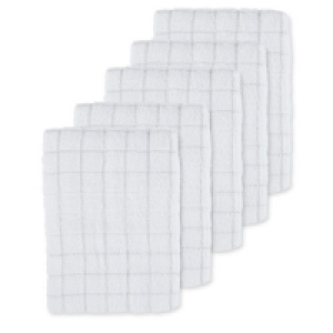 Light Grey Terry Tea Towels 5 Pack