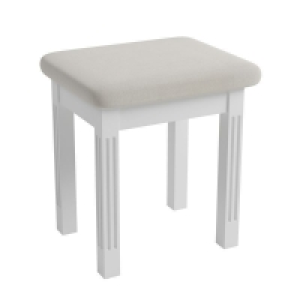 QDStores  Banbury Dressing Table Stool White