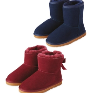 Aldi  Girls Lambskin Lined Boot