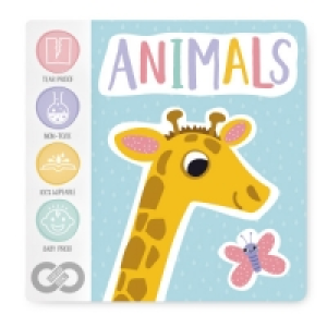 First Animals Baby Book