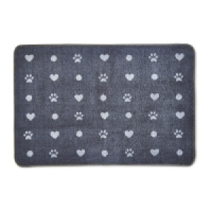 Heart/Paws Washable Pet Boot Mat