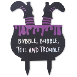 Halloween Aaahmazing Cauldron Sign