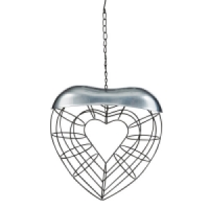 Bird Box Heart Fat Ball Bird Feeder