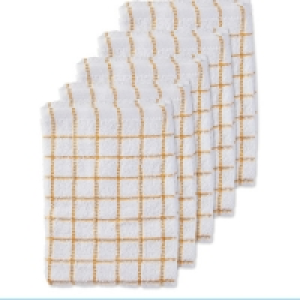 Yellow Terry Tea Towels 10 Pack