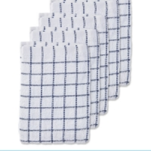 Navy Terry Tea Towels 10 Pack