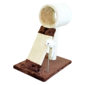 QDStores  Cat Scratcher With Toy Mouse Attachment 41 x 31 x 51cm