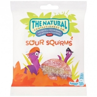 JTF  Natural Confectionary Jelly Sour Squirms 160g