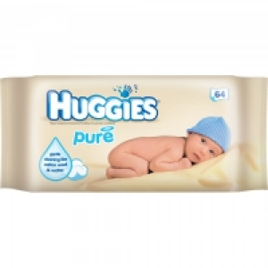 Huggies Pure Baby Wipes 56 Pack