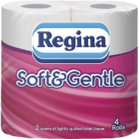 JTF  Regina Soft and Gentle Toilet Roll 4pk