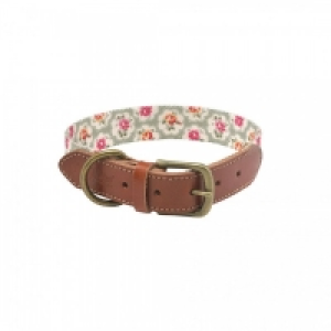 JTF  Cath Kidston Rose Leather Collar Printed Inner M