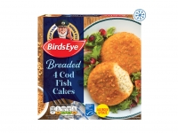 Lidl  Birds Eye 4 Breaded Cod Fish Cakes