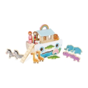 Little Town Wooden Noahs Ark