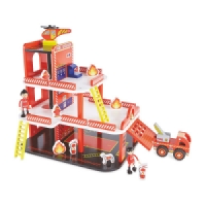 Little Town Wooden Fire Station £19.99