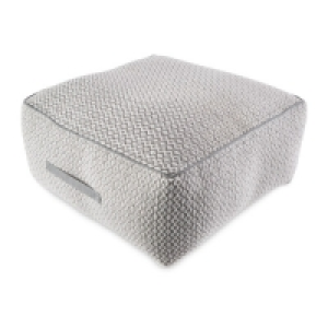 Grey/White Diamond Floor Cushion