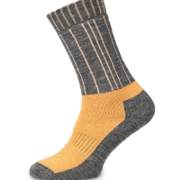 Aldi  Ochre/Grey Merino Socks 2 Pack