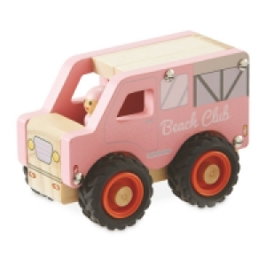 Little Town Wooden Beach Party Car