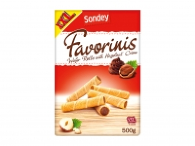 Sondey Favorinis Wafer Rolls with Hazelnut Crème £1.99