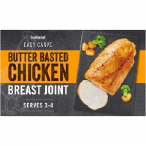 Iceland Butter Basted Chicken Breast Joint 525g £3.00