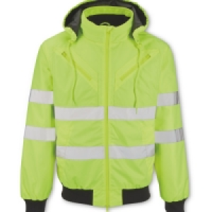 Mens Hi-Vis Yellow Workwear Jacket