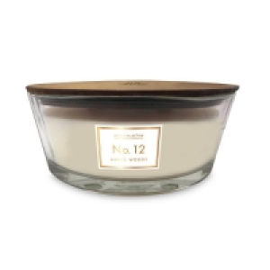 Amber Wooden Wick Candle