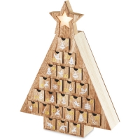 Aldi  Wooden Tree Advent Calendar