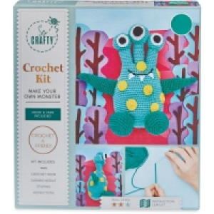Teal Spotted Monster Crochet Kit £3.99