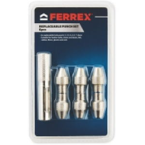 Ferrex Replaceable Punch Set 6 Pack