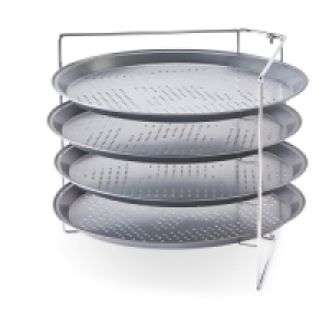 Crofton Pizza Tray Set With Stand