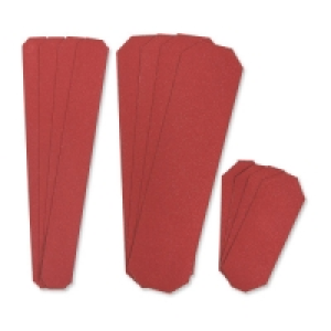Red Iron-On Reflective Strips
