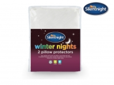 Silentnight Winter Nights Quilted Pillow Protector Pair £3.99
