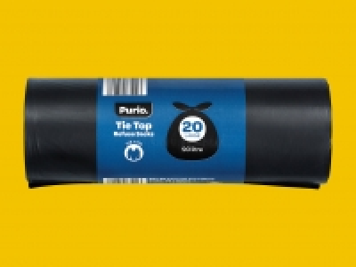 Purio 20 Tie Top Refuse Sacks