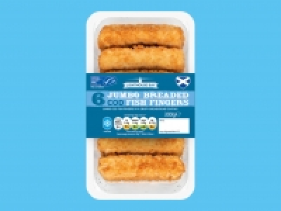 Lighthouse Bay 6 Jumbo Breaded Cod Fish Fingers £2.49