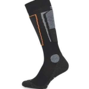 Adults Black Ski Socks With Silk