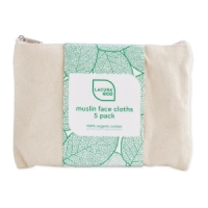 Cotton Muslin Face Cloths 5 Pack