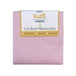 Kidsaw Kudl Kids Pillowcases 100% Cotton (2) Pink £11.99