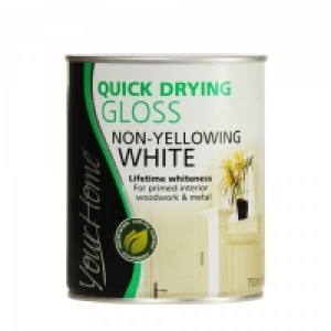Your Home Quick Dry Gloss White 750ml