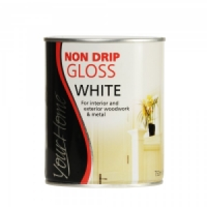 Your Home Non Drip Gloss White 750ml