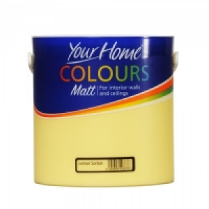 JTF  Your Home Matt Emulsion Lemon Sobert 2.5L