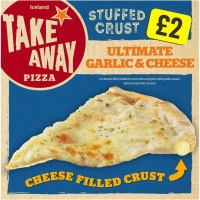 Iceland  Iceland Stuffed Crust Ultimate Garlic & Cheese Pizza 410g