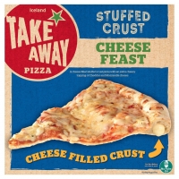 Iceland  Iceland Takeaway Stuffed Crust Cheese Feast Pizza 453g
