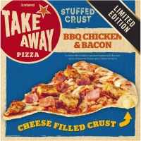 Iceland  Iceland BBQ Chicken & Bacon Cheese Stuffed Crust Pizza 460g