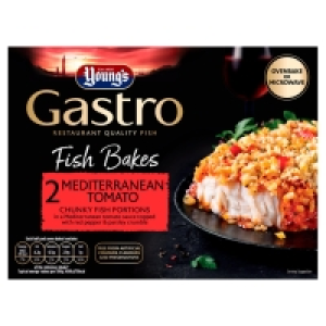 Youngs Gastro 2 Fish Bakes Mediterranean Tomato Chunky Fish £1.75
