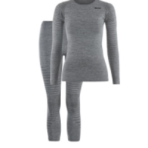 Aldi  Ladies Grey Seamless Baselayer Set