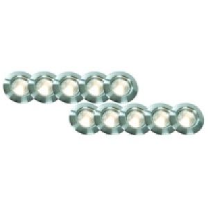 Fixed Downlight B/Chrome Pk10 &pound;25.18