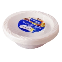 QDStores  Kingfisher Small Plastic Bowls (Pack 15)