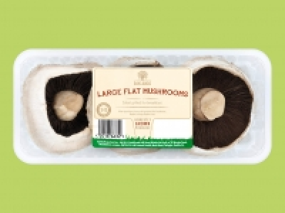 Oaklands Large Flat Mushrooms £0.69