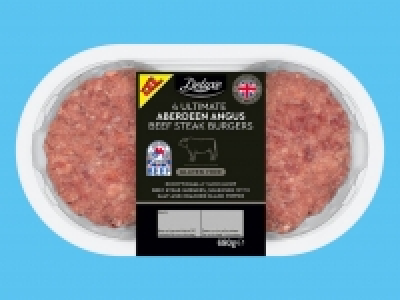 Deluxe 4 Ultimate Aberdeen Angus Beef Steak Burgers £4.79