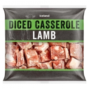 Iceland DICED CASSEROLE LAMB 350g £3.00