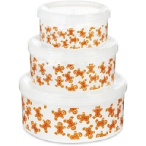 Gingerbread Men Food Storage 3 Pack