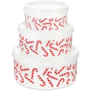Candy Canes Food Storage 3 Pack